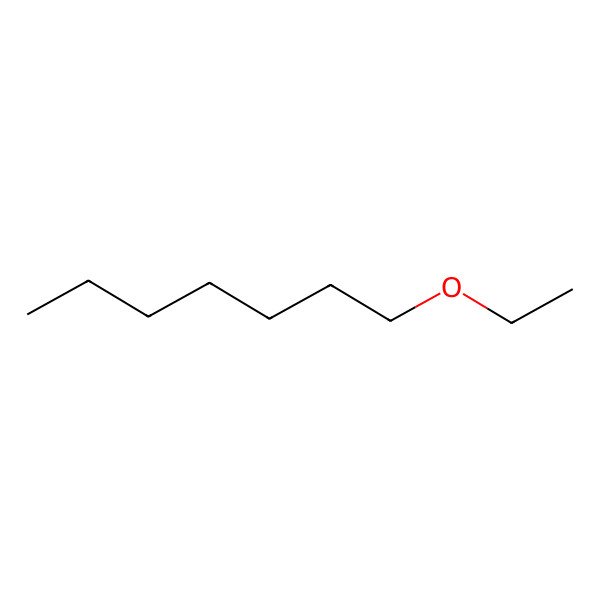 2D Structure of Heptane, 1-ethoxy-