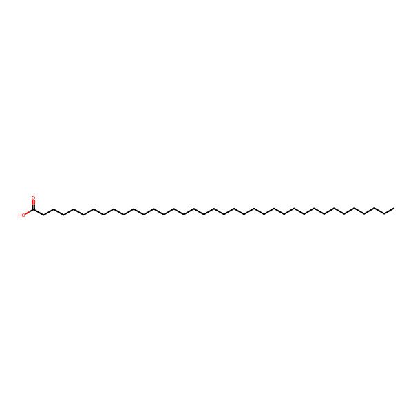 2D Structure of Heptatriacontanoic acid
