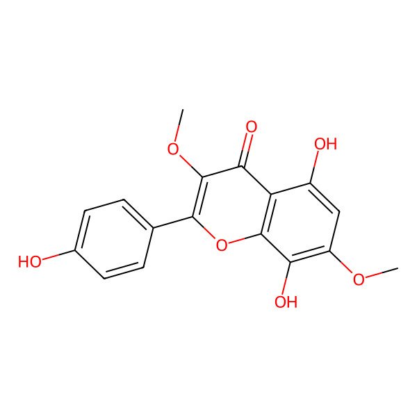 2D Structure of Herbacetin 3,7-dimethyl ether