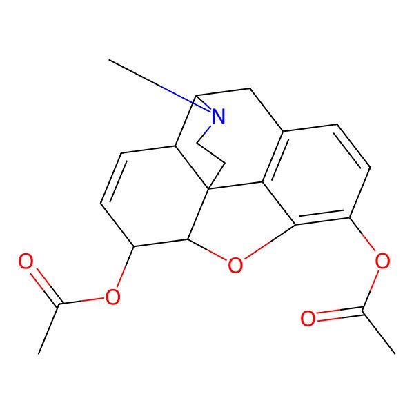 2D Structure of Heroin