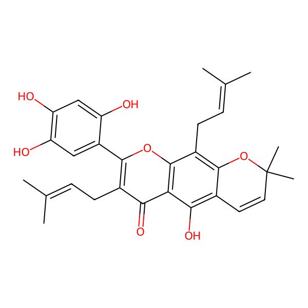 2D Structure of Heterophyllin