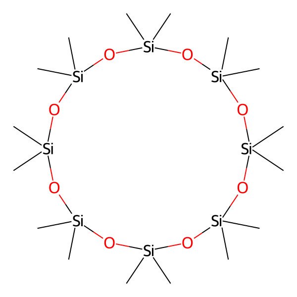 2D Structure of Hexadecamethylcyclooctasiloxane