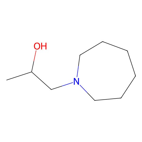 2D Structure of Hexahydro-alpha-methyl-1H-azepine-1-ethanol 2D Structure of Hexahydro-alpha-methyl-1H-azepine-1-ethanol