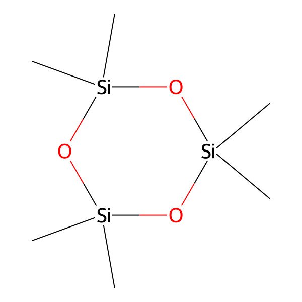 2D Structure of Hexamethylcyclotrisiloxane