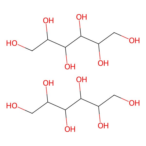 2D Structure of hexane-1,2,3,4,5,6-hexol;(2R,3R,4R,5R)-hexane-1,2,3,4,5,6-hexol
