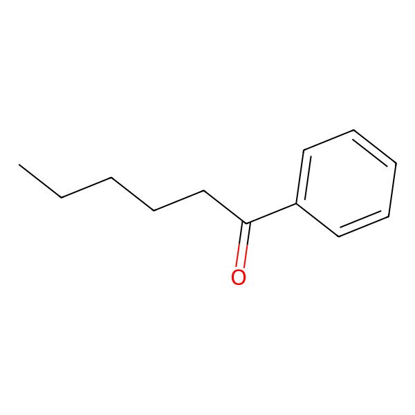 2D Structure of Hexanophenone 2D Structure of Hexanophenone