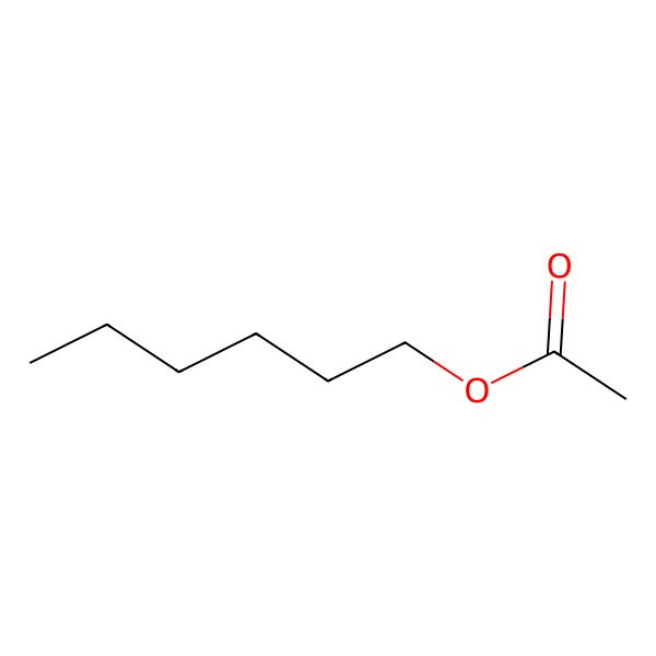 2D Structure of Hexyl acetate