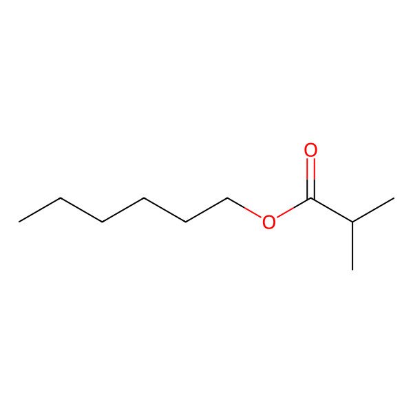 2D Structure of Hexyl isobutyrate 2D Structure of Hexyl isobutyrate