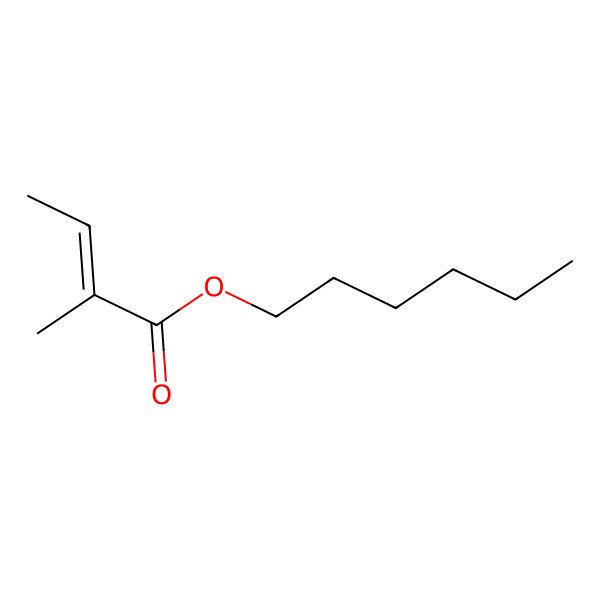 2D Structure of Hexyl tiglate