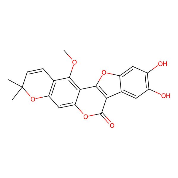 2D Structure of Hirtellanine B