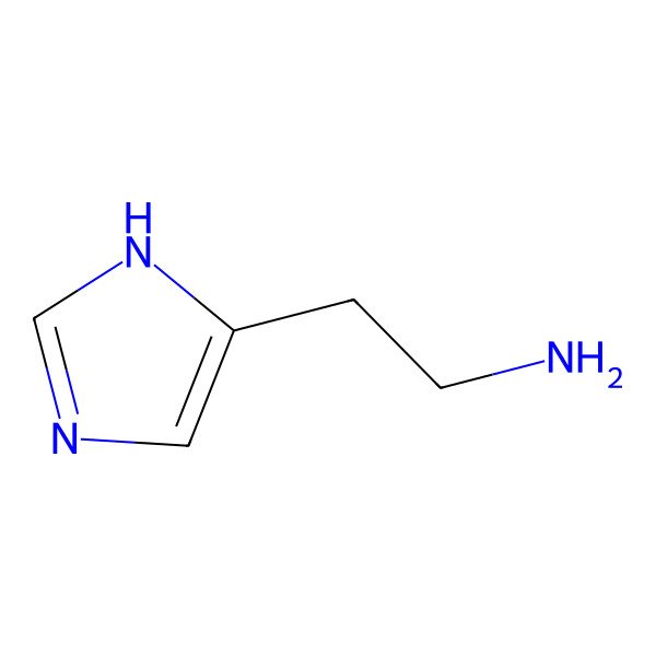 2D Structure of Histamine
