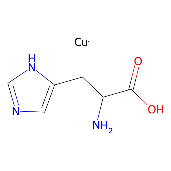 2D Structure of Histidine-