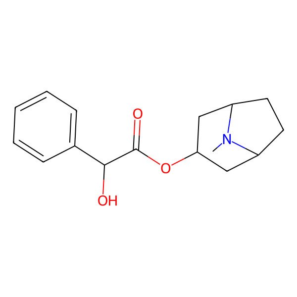 2D Structure of Homatropine