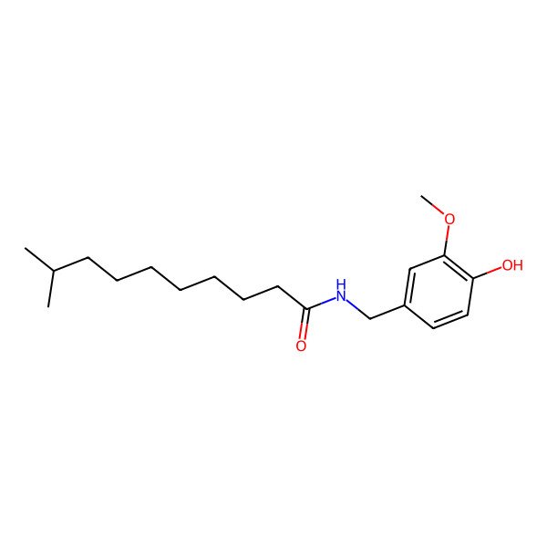 2D Structure of Homodihydrocapsaicin