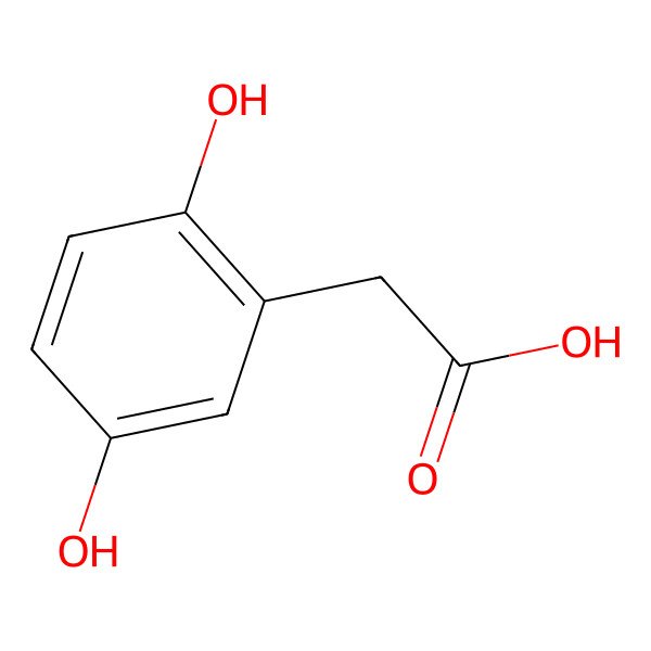 2D Structure of Homogentisic acid