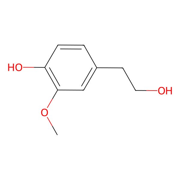 2D Structure of Homovanillyl alcohol