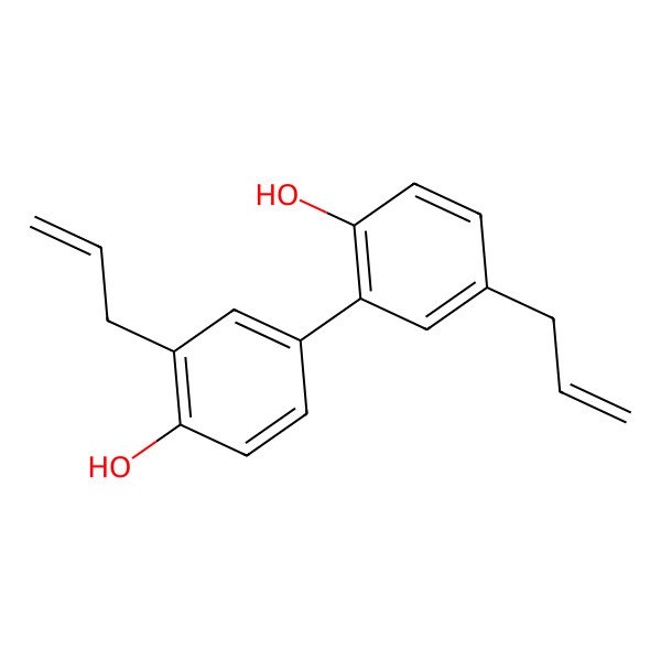 2D Structure of Honokiol