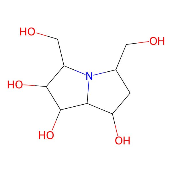 2D Structure of hyacinthacine C2