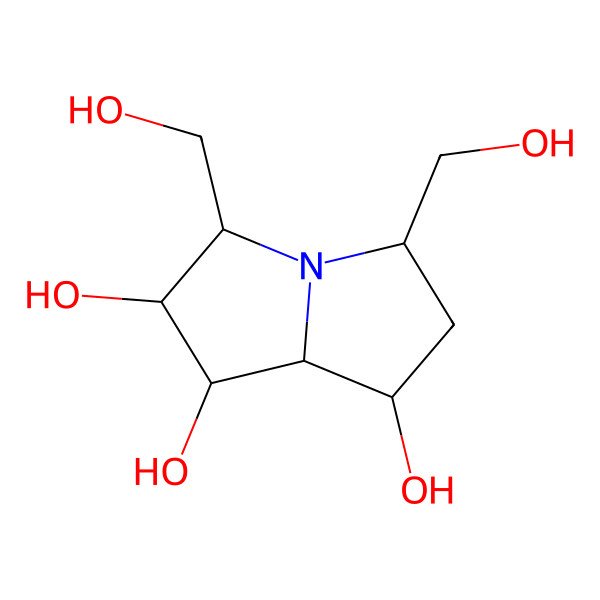 2D Structure of hyacinthacine C3