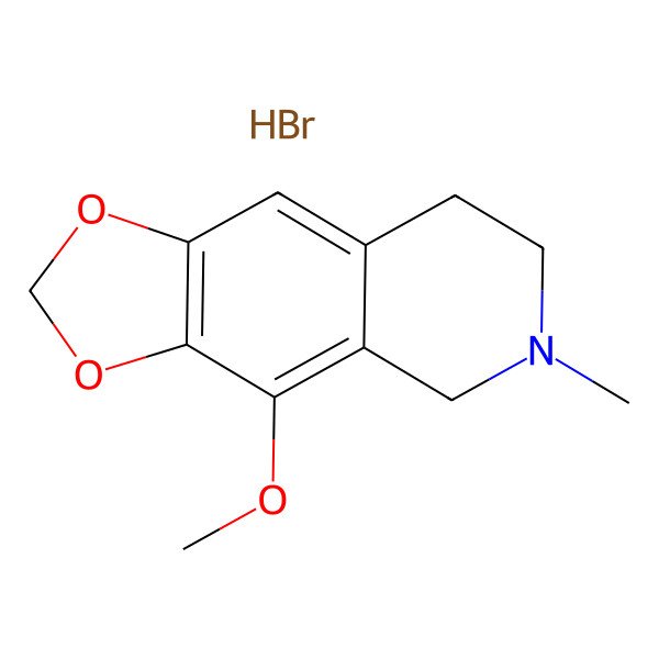 2D Structure of Hydrocotarnine Hydrobromide