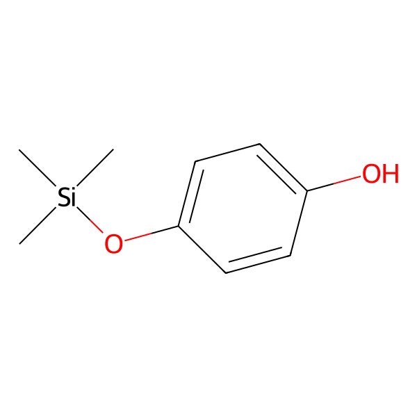 2D Structure of Hydroquinone mono-trimethylsilyl ether