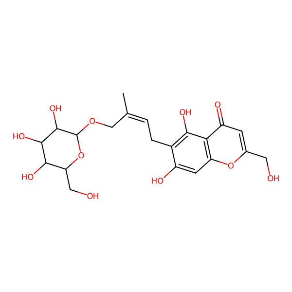 2D Structure of Hydroxycnidimoside A