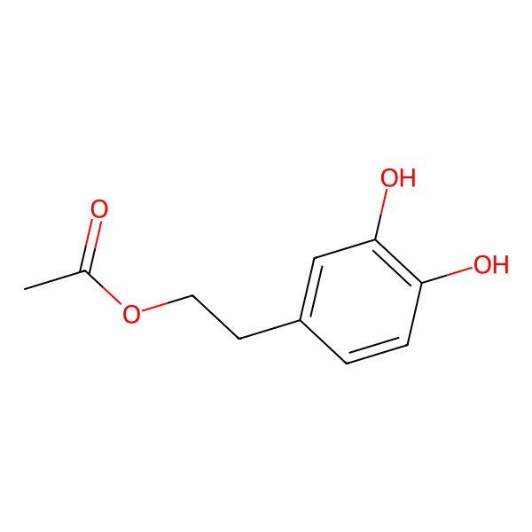 2D Structure of Hydroxytyrosol Acetate