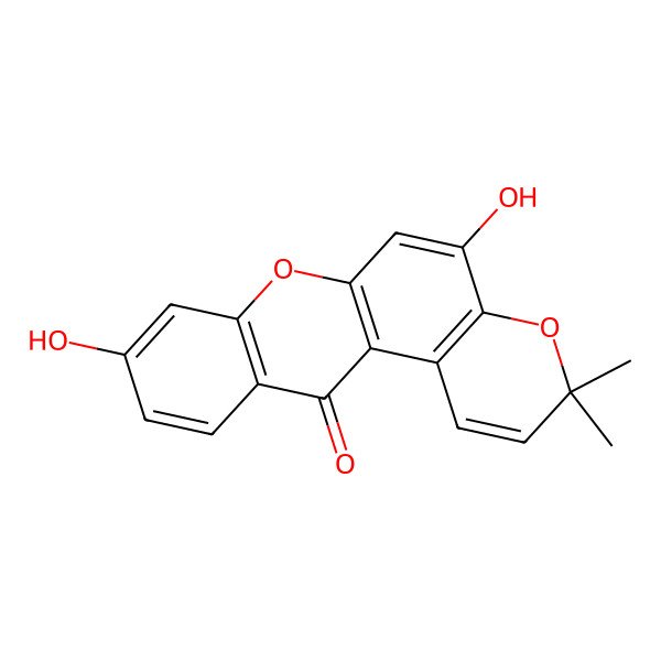 2D Structure of Hyperxanthone 2D Structure of Hyperxanthone