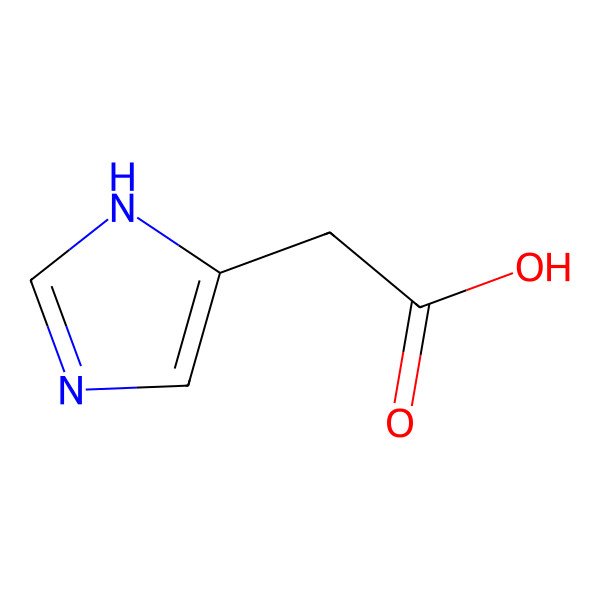2D Structure of 1H-Imidazole-5-acetic acid