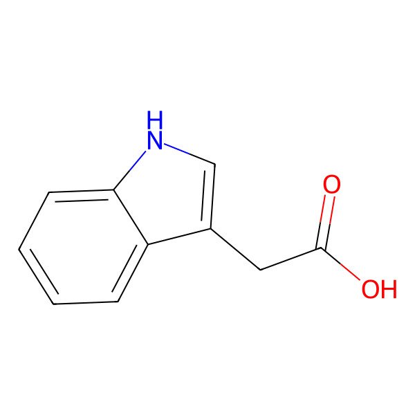 2D Structure of Indole-3-acetic acid