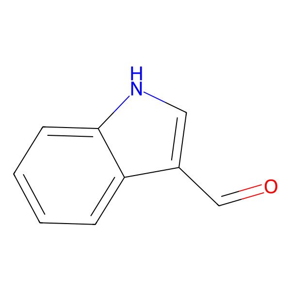 2D Structure of Indole-3-carboxaldehyde 2D Structure of Indole-3-carboxaldehyde
