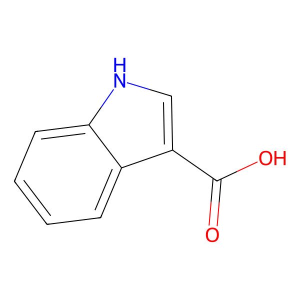 2D Structure of Indole-3-carboxylic acid