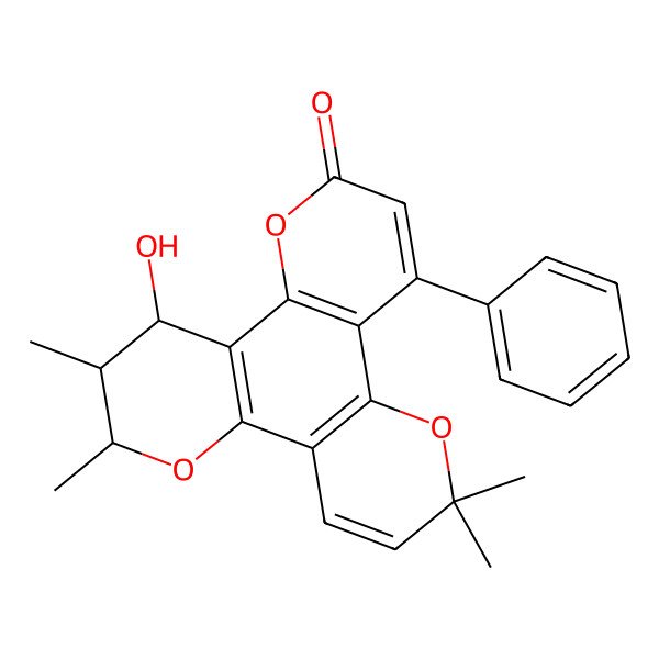 2D Structure of Inophyllolide chromanol 2D Structure of Inophyllolide chromanol