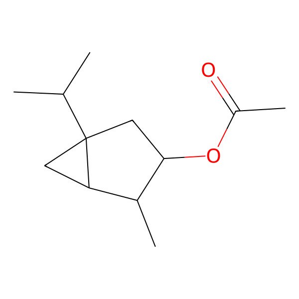 2D Structure of iso-3-Thujyl acetate