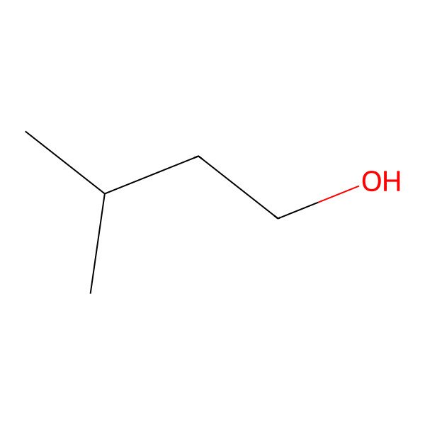 2D Structure of Isoamyl alcohol