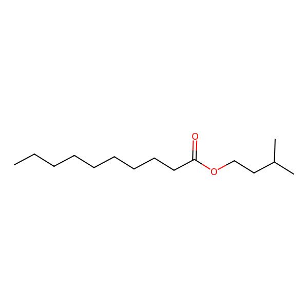 2D Structure of Isoamyl decanoate