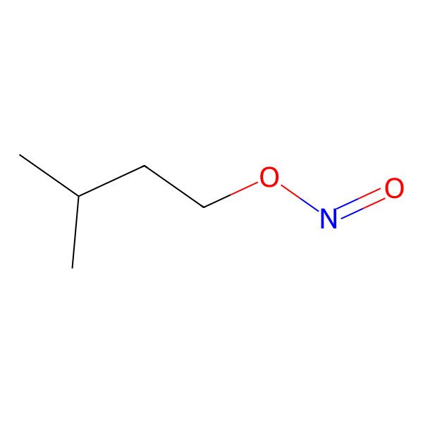 2D Structure of Amyl Nitrite