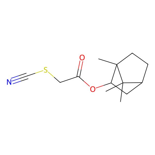 2D Structure of Isobornyl thiocyanoacetate 2D Structure of Isobornyl thiocyanoacetate