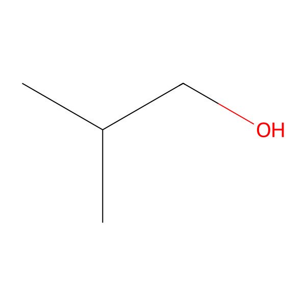 2D Structure of Isobutanol