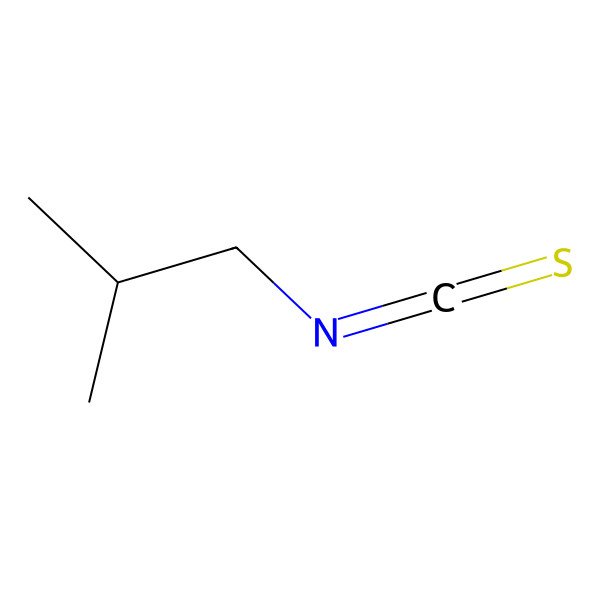 2D Structure of Isobutyl isothiocyanate