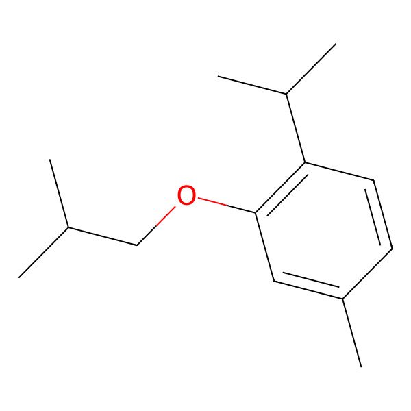 2D Structure of Isobutyl thymyl ether