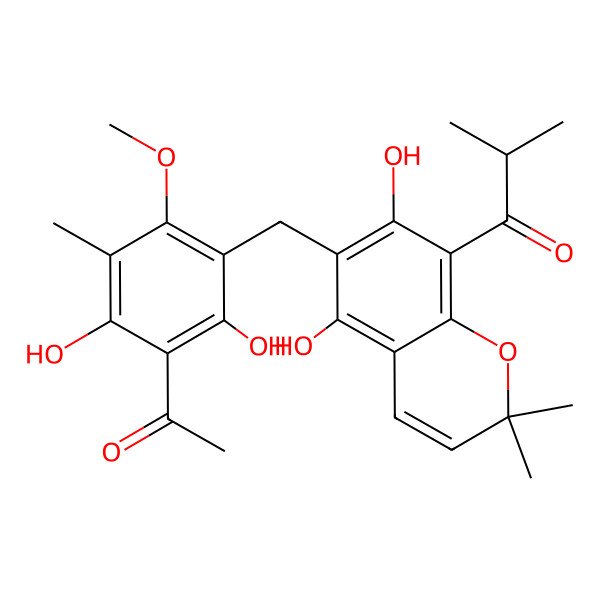 2D Structure of Isobutyrylmallotochromene