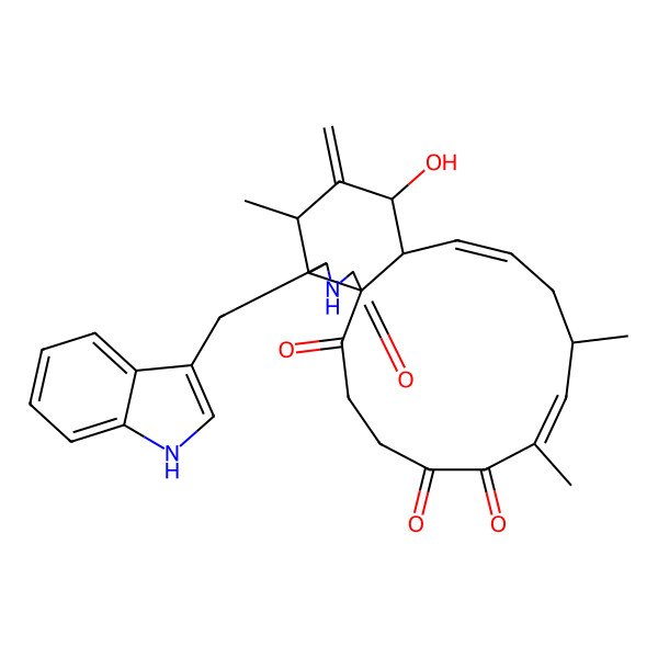 2D Structure of isochaetoglobosin D 2D Structure of isochaetoglobosin D