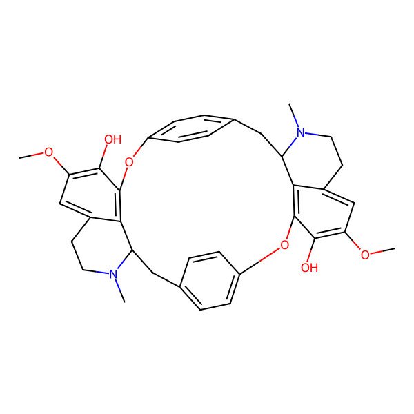 2D Structure of Isochondrodendrine 2D Structure of Isochondrodendrine