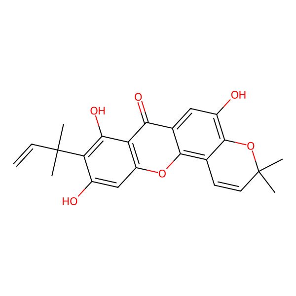 2D Structure of Isocudraxanthone K