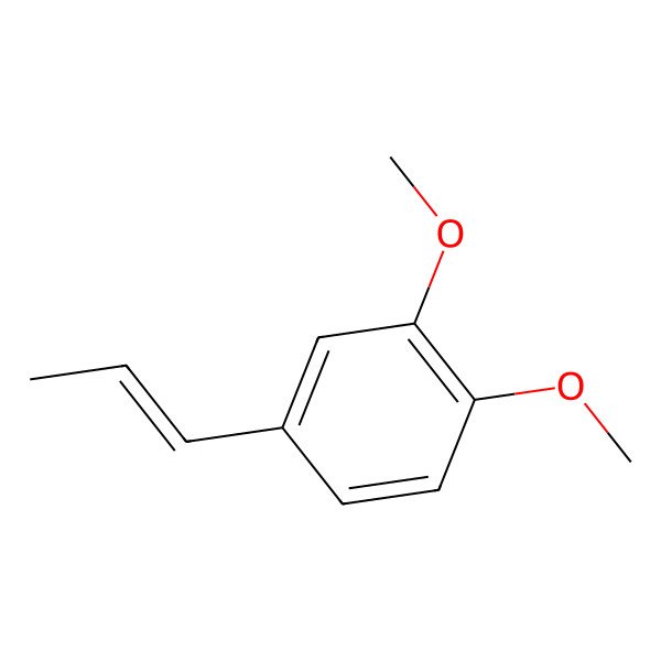 2D Structure of Isoeugenyl methyl ether