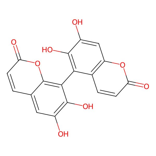 2D Structure of Isoeuphorbetin 2D Structure of Isoeuphorbetin