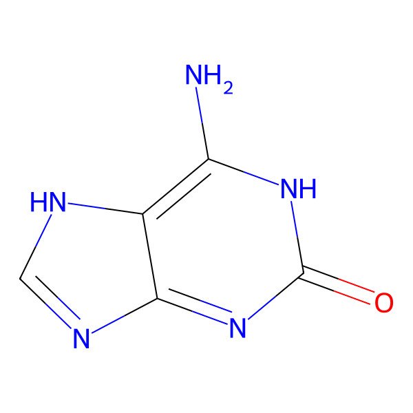 2D Structure of Isoguanine