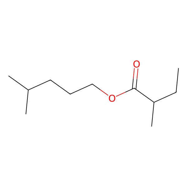 2D Structure of Isohexyl 2-methylbutyrate 2D Structure of Isohexyl 2-methylbutyrate