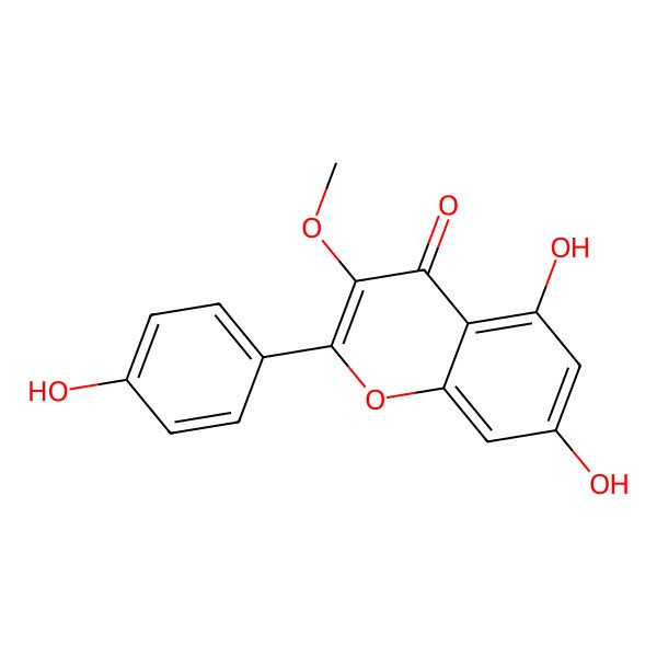 2D Structure of Isokaempferide